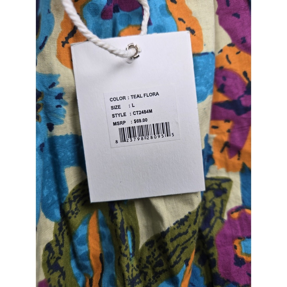 Jennifer & Grace L floral peasant blouse shirt balloon sleeves cottagecore boho - Picture 5 of 11